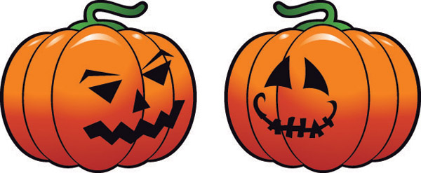 free vector Vector halloween pumpkin
